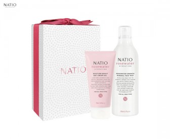 Natio 娜缇欧 玫瑰系列 圣诞礼包套装(保湿日霜凝露 75ml+保湿喷雾 200ml) Natio 娜缇欧 玫瑰系列 圣诞礼包套装(保湿日霜凝露 75ml+保湿喷雾 200ml)